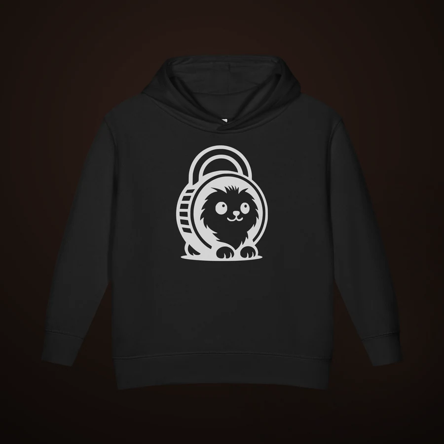 Dessuadora amb Caputxa Padlock.kitten per a Menuts - Mode Fosc